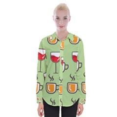 Cups And Mugs Womens Long Sleeve Shirt