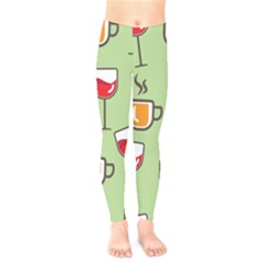 Cups And Mugs Kids  Legging