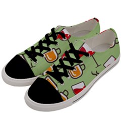 Cups And Mugs Men s Low Top Canvas Sneakers