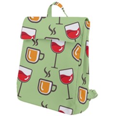 Cups And Mugs Flap Top Backpack