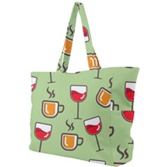 Cups And Mugs Simple Shoulder Bag