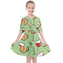 Cups And Mugs Kids  All Frills Chiffon Dress View1