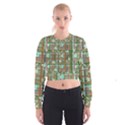 Textile Fabric Cropped Sweatshirt View1