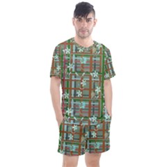 Textile Fabric Men s Mesh Tee And Shorts Set