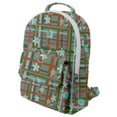 Textile Fabric Flap Pocket Backpack (small)