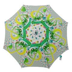 Circle Music Pattern Hook Handle Umbrellas (large)