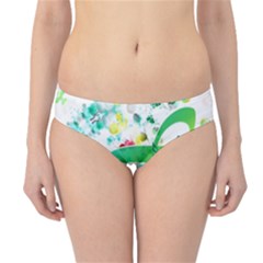 Circle Music Pattern Hipster Bikini Bottoms