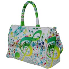 Circle Music Pattern Duffel Travel Bag