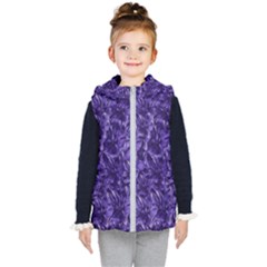 Pattern Color Ornament Kids  Hooded Puffer Vest