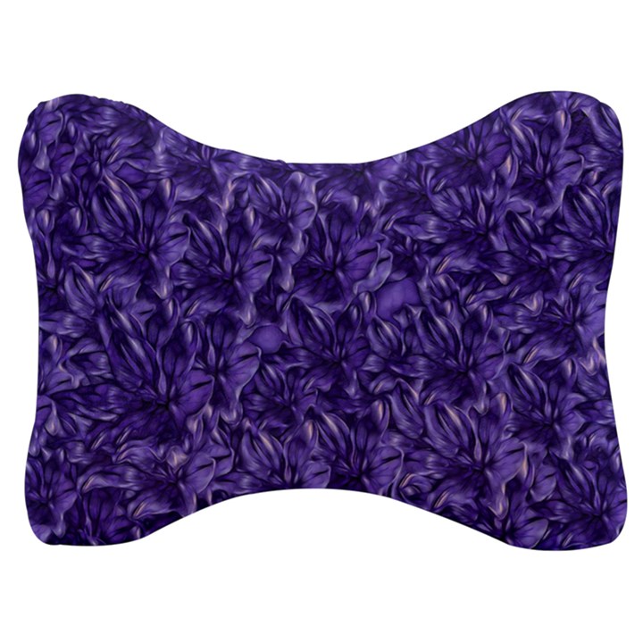 Pattern Color Ornament Velour Seat Head Rest Cushion