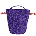 Pattern Color Ornament Drawstring Bucket Bag View2