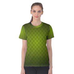 Hexagon Background Line Women s Cotton Tee