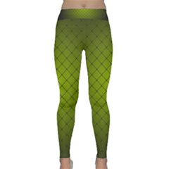 Hexagon Background Line Classic Yoga Leggings