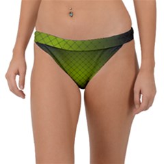 Hexagon Background Line Band Bikini Bottom