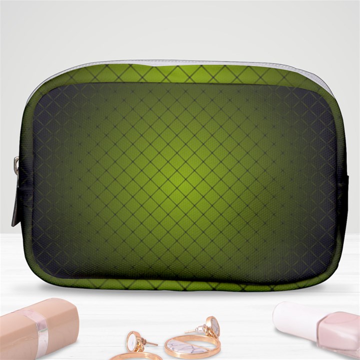 Hexagon Background Line Make Up Pouch (Small)