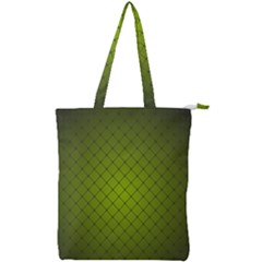 Hexagon Background Line Double Zip Up Tote Bag