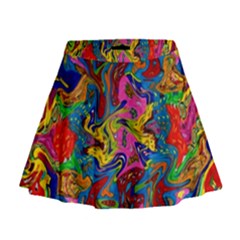 I 3 1 Mini Flare Skirt by ArtworkByPatrick