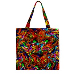 I 4 Zipper Grocery Tote Bag by ArtworkByPatrick