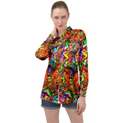 I 4 Long Sleeve Satin Shirt