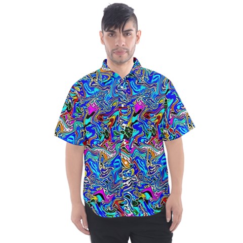 I 4 1 Men s Short Sleeve Shirt by ArtworkByPatrick