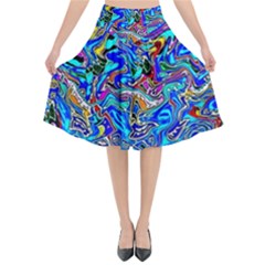 I 4 1 Flared Midi Skirt by ArtworkByPatrick