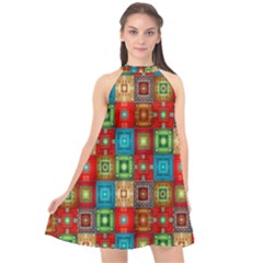 I 6 Halter Neckline Chiffon Dress  by ArtworkByPatrick