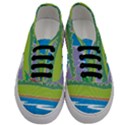 Nature Tree Water Grass Sun Men s Classic Low Top Sneakers View1