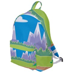 Nature Tree Water Grass Sun The Plain Backpack