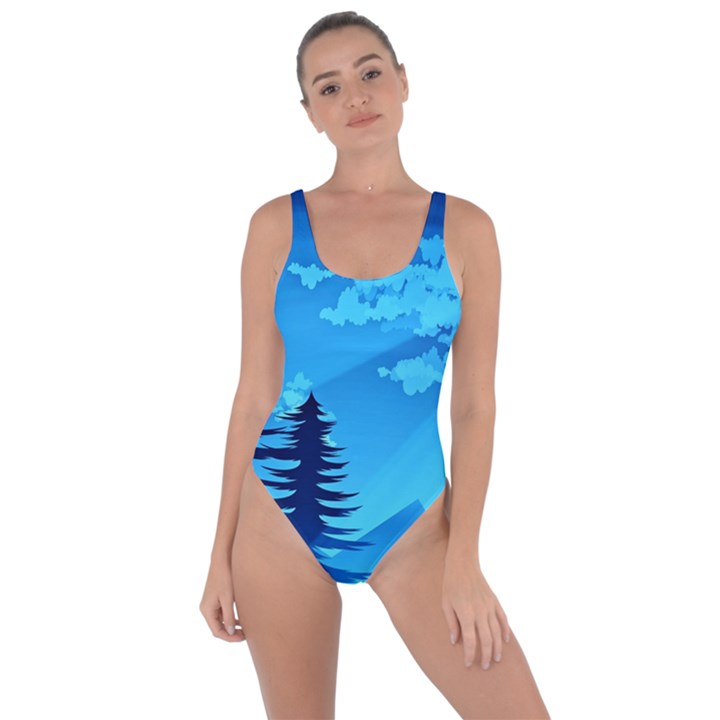 Forest Landscape Pine Trees Forest Bring Sexy Back Swimsuit