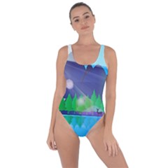 Forest Landscape Pine Trees Forest Bring Sexy Back Swimsuit by Pakrebo