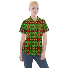 I 6 1 Women s Short Sleeve Pocket Shirt