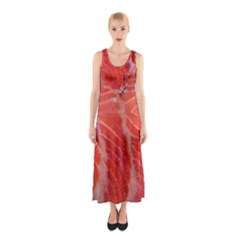 Food Fish Red Trout Salty Natural Sleeveless Maxi Dress