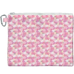 Peony Pattern Pink Scrapbooking Canvas Cosmetic Bag (xxxl) by Pakrebo