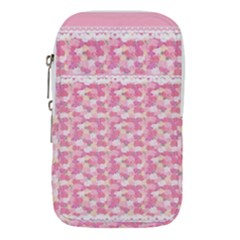 Peony Pattern Pink Scrapbooking Waist Pouch (large)