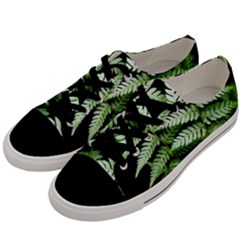 Fern Plant Leaf Green Botany Men s Low Top Canvas Sneakers by Pakrebo