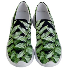 Fern Plant Leaf Green Botany Women s Lightweight Slip Ons by Pakrebo