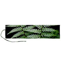 Fern Plant Leaf Green Botany Roll Up Canvas Pencil Holder (l) by Pakrebo