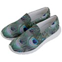 Peacock Feather Pattern Plumage Women s Lightweight Slip Ons View2