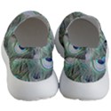 Peacock Feather Pattern Plumage Women s Lightweight Slip Ons View4