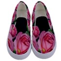 Roses Flowers Arrangement Garden Kids  Canvas Slip Ons View1