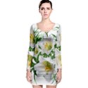 Lilies Flowers Perfume Arrangement Long Sleeve Bodycon Dress View1