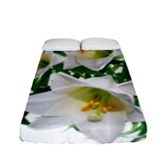 Lilies Flowers Perfume Arrangement Fitted Sheet (full/ Double Size) by Pakrebo