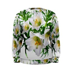 Lilies Flowers Perfume Arrangement Women s Sweatshirt by Pakrebo