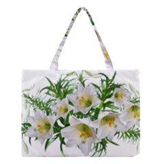 Lilies Flowers Perfume Arrangement Medium Tote Bag by Pakrebo