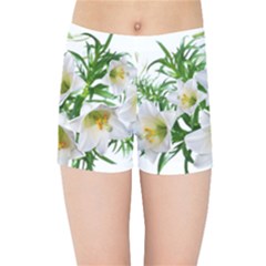 Lilies Flowers Perfume Arrangement Kids  Sports Shorts by Pakrebo