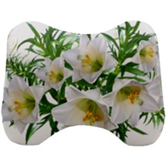 Lilies Flowers Perfume Arrangement Head Support Cushion by Pakrebo