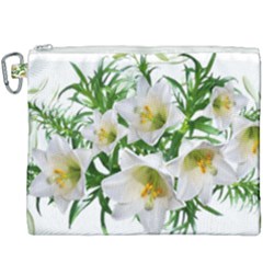 Lilies Flowers Perfume Arrangement Canvas Cosmetic Bag (xxxl) by Pakrebo