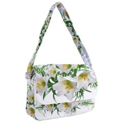 Lilies Flowers Perfume Arrangement Courier Bag by Pakrebo