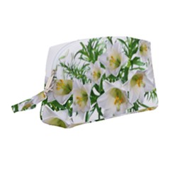 Lilies Flowers Perfume Arrangement Wristlet Pouch Bag (medium) by Pakrebo