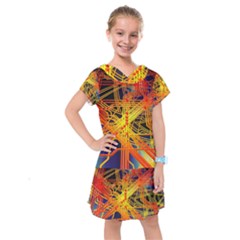 Board Circuits Control Center Trace Kids  Drop Waist Dress